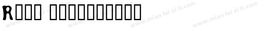Rock road字体转换